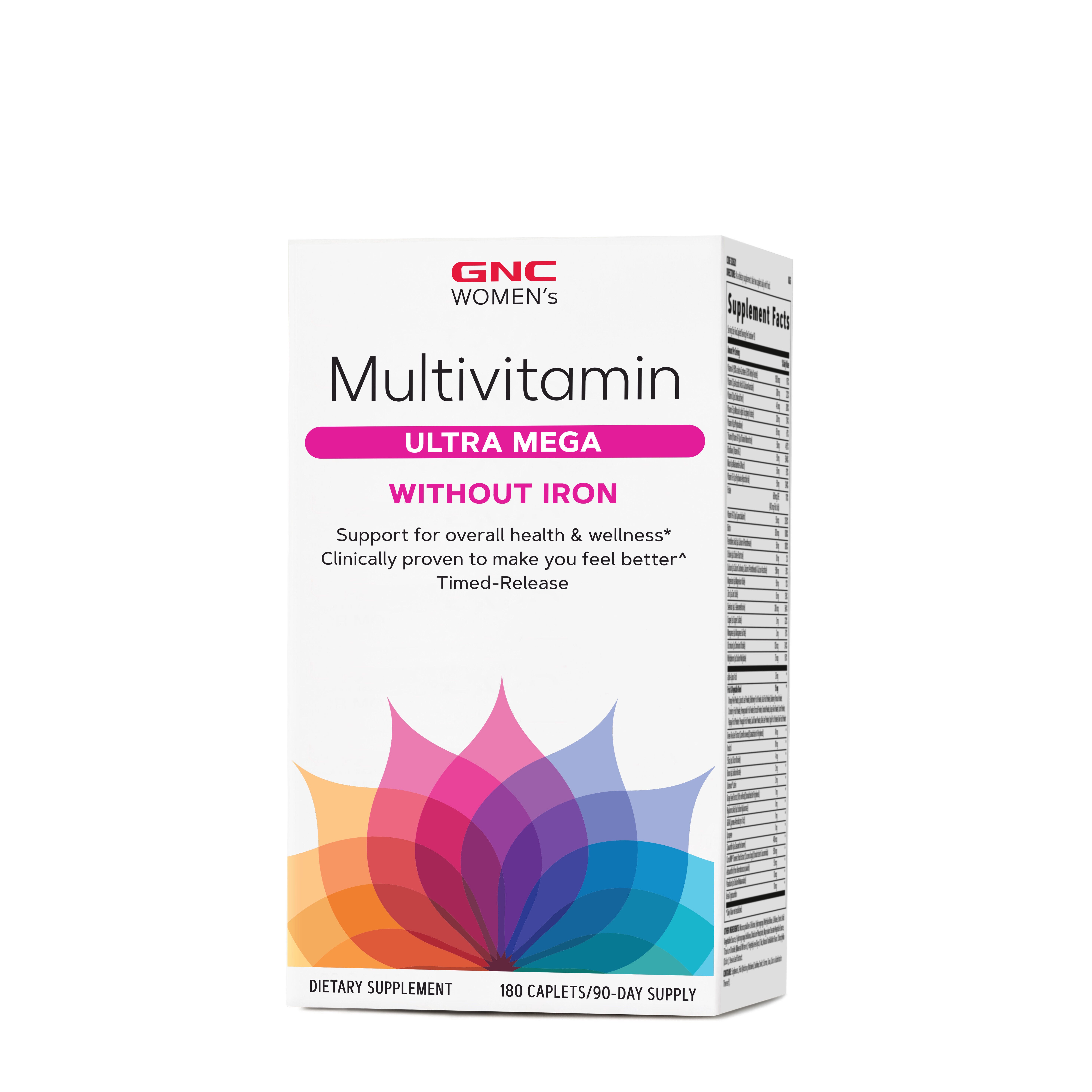 GNC Womens Multivitamin Ultra Mega Without Iron